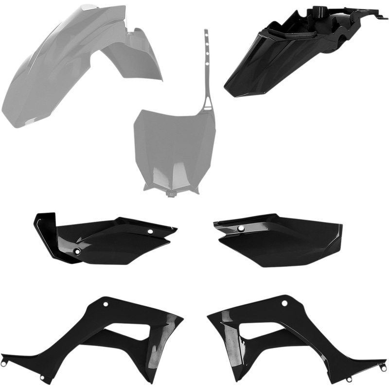 Acerbis Full Replacement Body Kit - Gray/Black 2861931019
