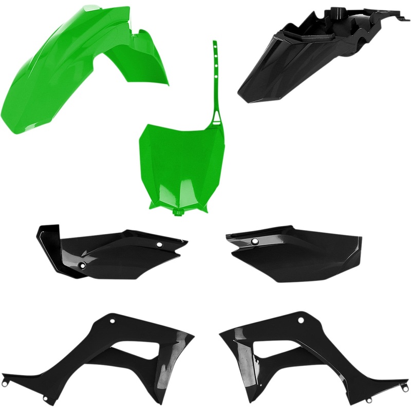 Acerbis Full Replacement Body Kit - Green/Black 2861931089