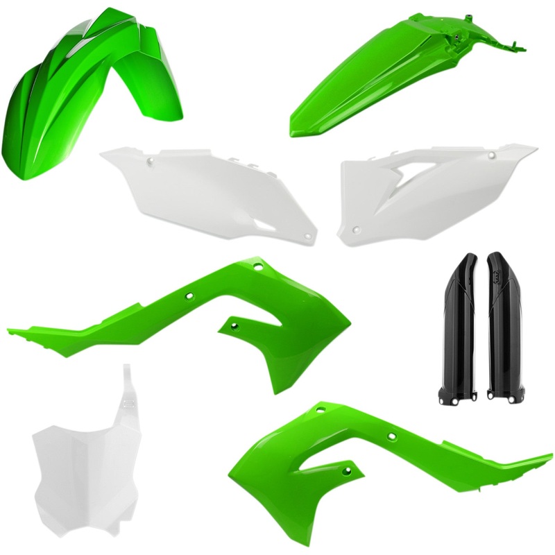 Acerbis Full Replacement Body Kit - OEM '19 Green/White/Black 2736296345