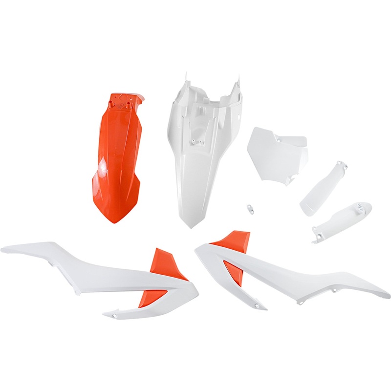 Acerbis Full Replacement Body Kit - OEM '20 Orange/White 2791526812