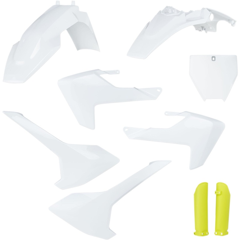 Acerbis Full Replacement Body Kit - OEM '20 White/Yellow 2731986812