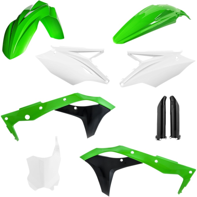 Acerbis Full Replacement Body Kit - OEM Green/White/Black 2685826812