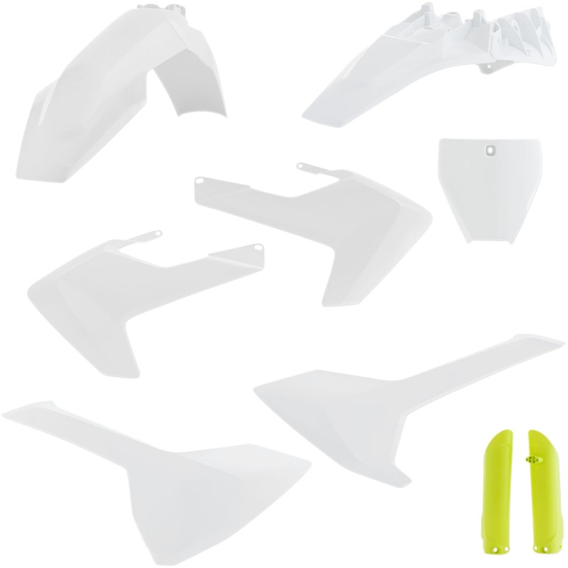 Acerbis Full Replacement Body Kit - OEM White/Yellow 2686466812