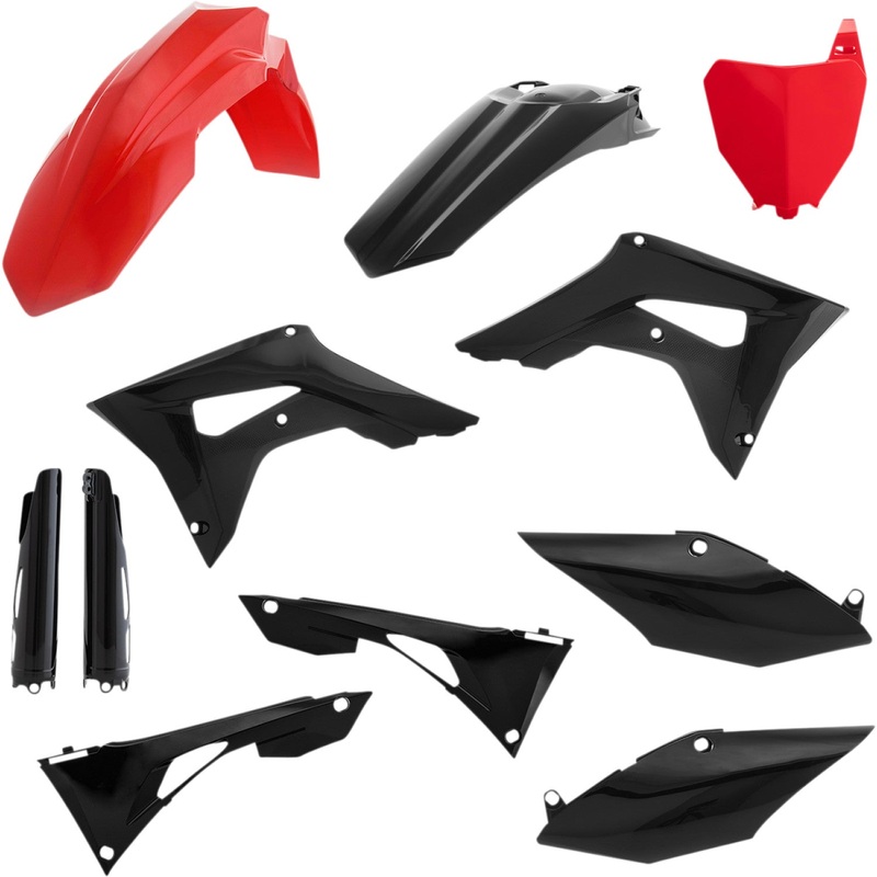 Acerbis Full Replacement Body Kit - Red/Black 2736251018