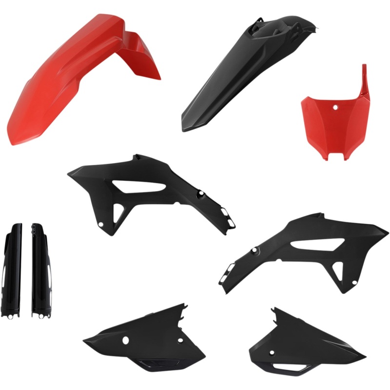Acerbis Full Replacement Body Kit - Red/Black 2858921042