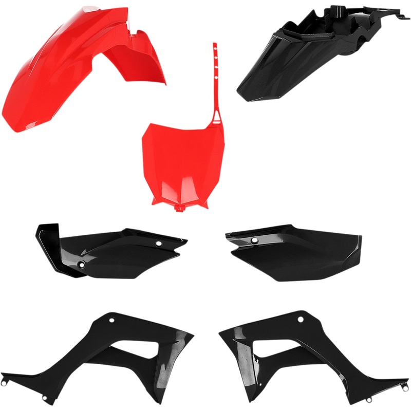 Acerbis Full Replacement Body Kit - Red/Black 2861931018