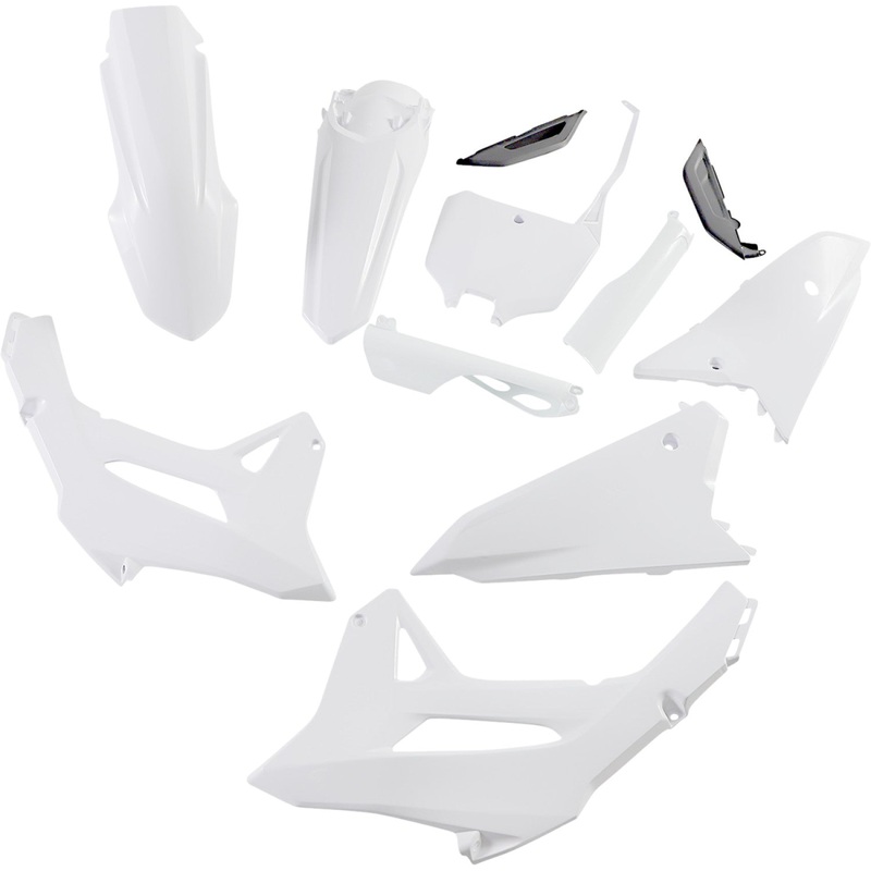 Acerbis Full Replacement Body Kit - White/Black 2858921035